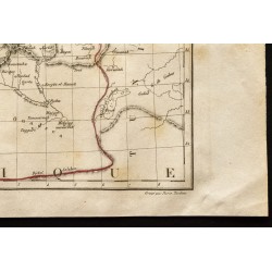 Gravure de 1843 - Carte de l'Algérie - 5