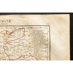 Gravure de 1843 - Carte de l'Allemagne. - 3