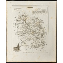 Gravure de 1833 - Département de Lozère - 1