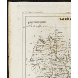 Gravure de 1833 - Département de Lozère - 2