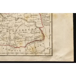 Gravure de 1843 - Carte de l'Allemagne. - 5