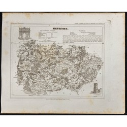 Gravure de 1833 - Département Meurthe - 1