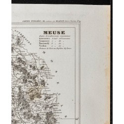 Gravure de 1833 - Département de la Meuse - 3