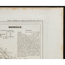 Gravure de 1833 - Département de la Moselle - 3
