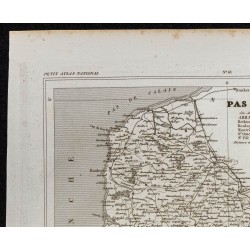 Gravure de 1833 - Département du Pas de Calais - 2