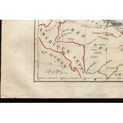 Gravure de 1843 - Carte des Antilles - 4