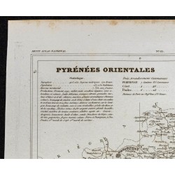 Gravure de 1833 - Département des Pyrénées orientales - 2