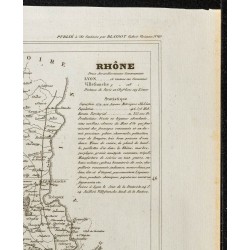 Gravure de 1833 - Département du Rhône - 3