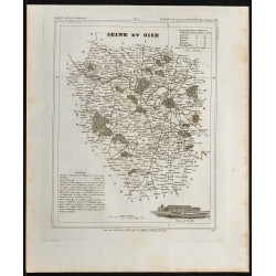 Gravure de 1833 - Département des Yvelines - 1