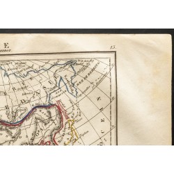 Gravure de 1843 - Carte de l'Asie (Perrot) - 3