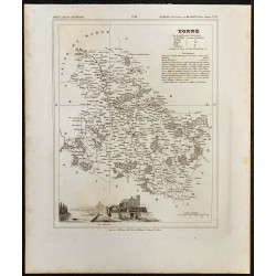 Gravure de 1833 - Département des Vosges - 1