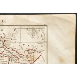 Gravure de 1843 - Carte la Barbarie (Perrot) - 3