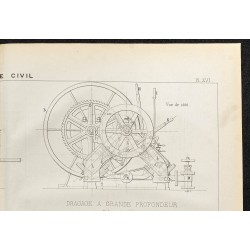 Gravure de 1884 - Dragage à grande profondeur - 3