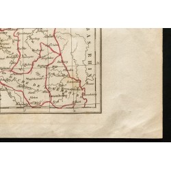 Gravure de 1843 - Carte de la Belgique - 5