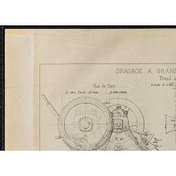 Gravure de 1884 - Dragage à grande profondeur - 2