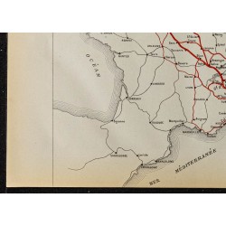 Gravure de 1884 - Percée des Alpes par le Grand-St-Bernard - 4