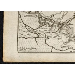 Gravure de 1694 - Plan ancien d'Arras - 4