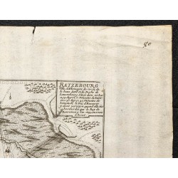 Gravure de 1695 - Plan ancien de Ratzebourg - 3