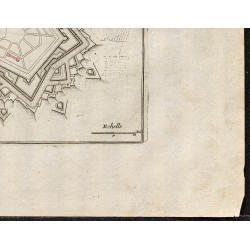 Gravure de 1695 - Plan ancien de Philippeville - 5