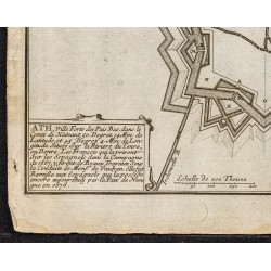 Gravure de 1695 - Plan ancien de Ath - 4