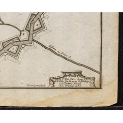 Gravure de 1695 - Plan ancien de Ath - 5