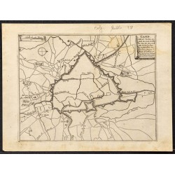 1695 - Plan ancien de Gand
