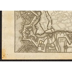 Gravure de 1695 - Plan ancien de Cambrai - 4