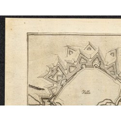 Gravure de 1694 - Plan ancien d'Arras - 2