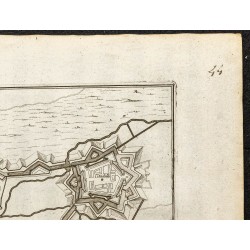 Gravure de 1694 - Plan ancien d'Arras - 3