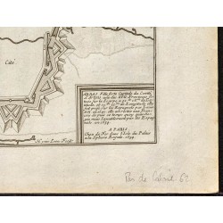 Gravure de 1694 - Plan ancien d'Arras - 5