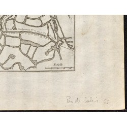 Gravure de 1705 - Plan ancien de Saint-Omer - 5