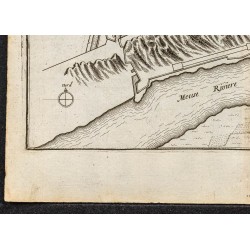 Gravure de 1694 - Plan ancien du fort de Charlemont - 4