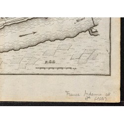 Gravure de 1694 - Plan ancien du fort de Charlemont - 5