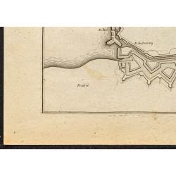 Gravure de 1695 - Plan ancien de Condé-sur-l'Escaut - 4