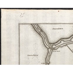 Gravure de 1695 - Plan ancien de Condé-sur-l'Escaut - 2