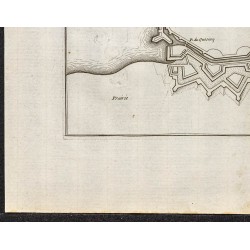Gravure de 1695 - Plan ancien de Condé-sur-l'Escaut - 4