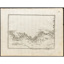 Gravure de 1694 - Carte du Canal de l'Eure - 2