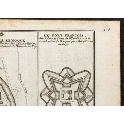 Gravure de 1705 - Forts de Belgique - 3