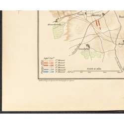Gravure de 1888 - Bataille de Rosbach - 4
