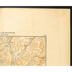 Gravure de 1886 - Défense du Tyrol en 1866 - 3