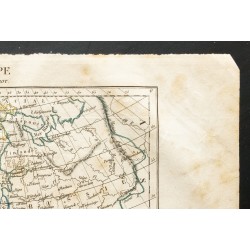 Gravure de 1843 - Carte de l'Europe (Perrot) - 3