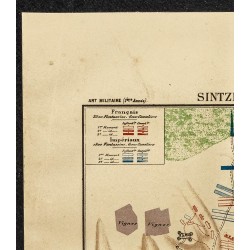 Gravure de 1886 - Bataille de Sintzheim - 2