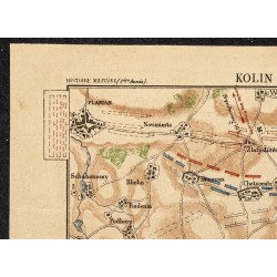 Gravure de 1886 - Bataille de Kolin (1757) - 2