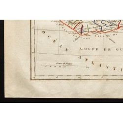 Gravure de 1843 - Carte de la Guinée - 4