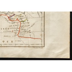 Gravure de 1843 - Carte de la Guinée - 5