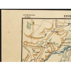 Gravure de 1887 - Environs d'Ulm en Allemagne - 2