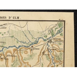 Gravure de 1887 - Environs d'Ulm en Allemagne - 3