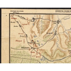 Gravure de 1886 - Bataille de Hohenlinden - 2