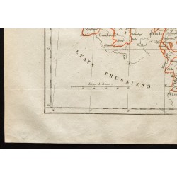 Gravure de 1843 - Carte du Royaume de Hanovre - 4