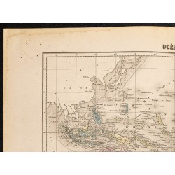 Gravure de 1884 - Océanie et Australie - 2